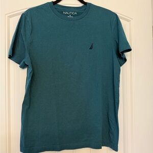 Nautica Men's Ocean Blue Short Sleeve Tee